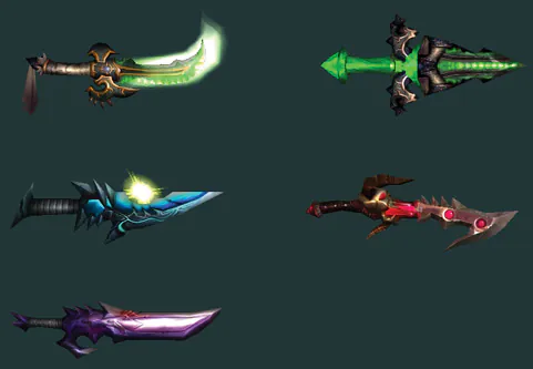 Agrandir l’illustration : Cinq nouveaux modèles de dagues du patch 2.1